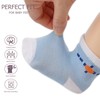 BEBE FAVOUR 6 Pairs Baby Socks With Grips, Cotton Crew