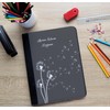CreaDesign, Children's Certificate Folder with Name, Certificate Folder Dandelion Grey