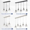 TODOLUZ Hammered Glass Replacement for Bathroom Wall Light Kitchen Island
