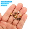 PATIKIL 100pcs 6x5mm Hollow Metal Flower Bead Caps Flower Cap