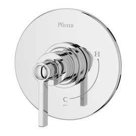Pfister R89-1WN Winter Park Pressure Balanced Valve Trim Only with Single Lever Handle - Less Rough In - Polished Chrome