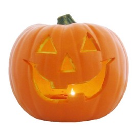 9" LED Smiley Jack-O Lantern Home Decoration Accessories W22H21cm