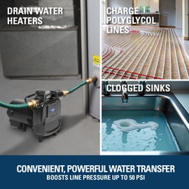 Superior Pump 90050 Transfer Pump , Black