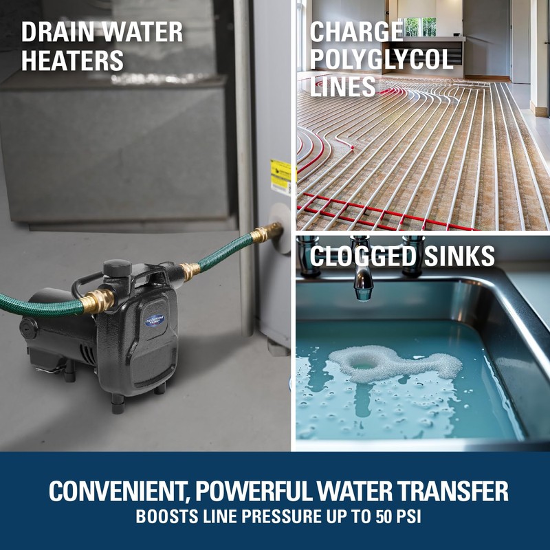 Superior Pump 90050 Transfer Pump , Black