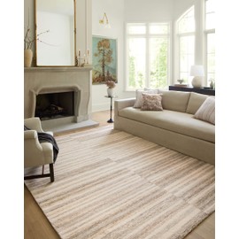 Loloi Chris Loves Julia Chris Collection CHR-03 Ivory/Clay 2'-3'' x 3'-9'', .50" Pile Height, Accent Rug