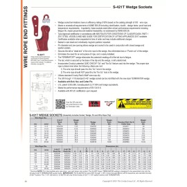 Crosby 5/8" S-421T Terminator Wedge Socket - 1035018 Cast Steel Shackle Only