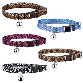 Country Brook Petz - Giraffe Cat Collar Limited Edition - Animal Prints Collection Featuring Wild Designs