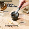 Orafie 2.4" Tiny Mortar and Pestle Set with Wooden Spoon,