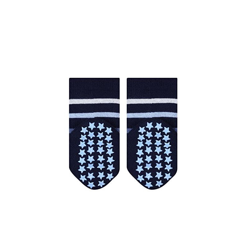 FALKE Baby Multi Stripe Calf Socks, Multicolour (Marine 6120), 19