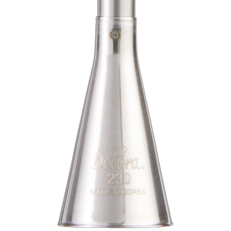 Decora 0263230 TÜLLE 230, 18/8 Stainless Steel, Silber/Schwarz