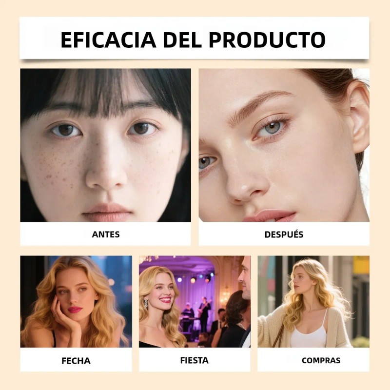 Corrector Ojos Cobertura Alta Iluminador Duradero Natural