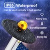 RAYSLIT Solar Flag Pole Light – 360° LED Illumination, Solar