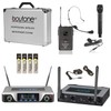 Boytone, UHF Wireless Microphone System, Dual fix Channel Handheld Dynamic