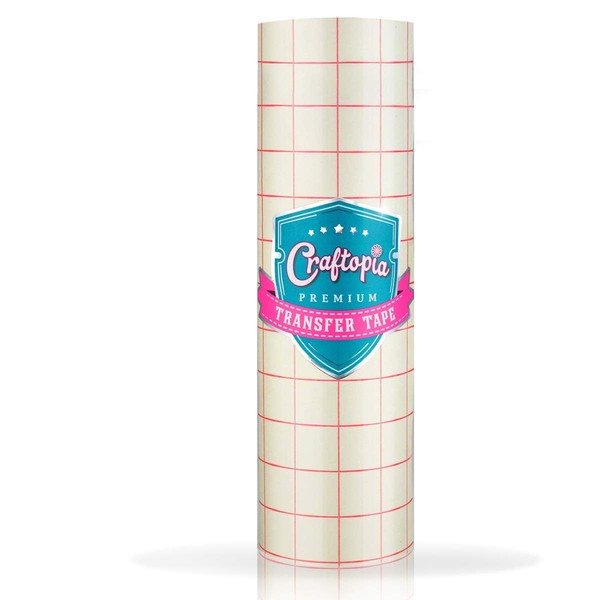 Craftopia vinyl transfer paper tape roll 12 inch x 8