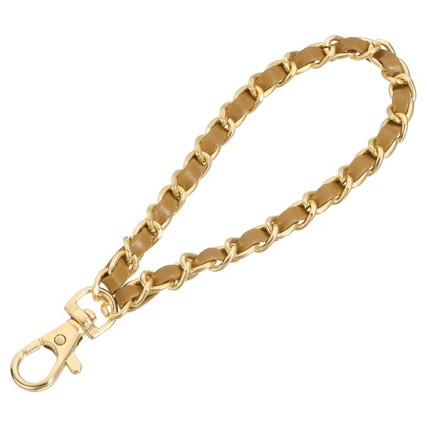 sourcing map Leather Wristlet Strap, 7" Hand Wrist Lanyard Leather