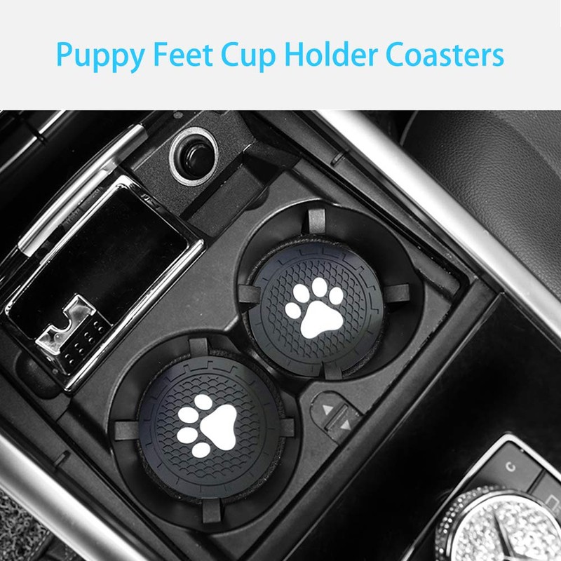 BukNikis Car Cup Holder Coasters-Car Interior Accessories 2.75 inch Silicone