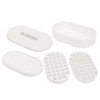 Ice Cube Tray 72 Cubes Storage Box Easy Press Large
