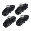 BESPORTBLE 2pairs C-Brake Pads for Road Bikes Rubber Shaped Design