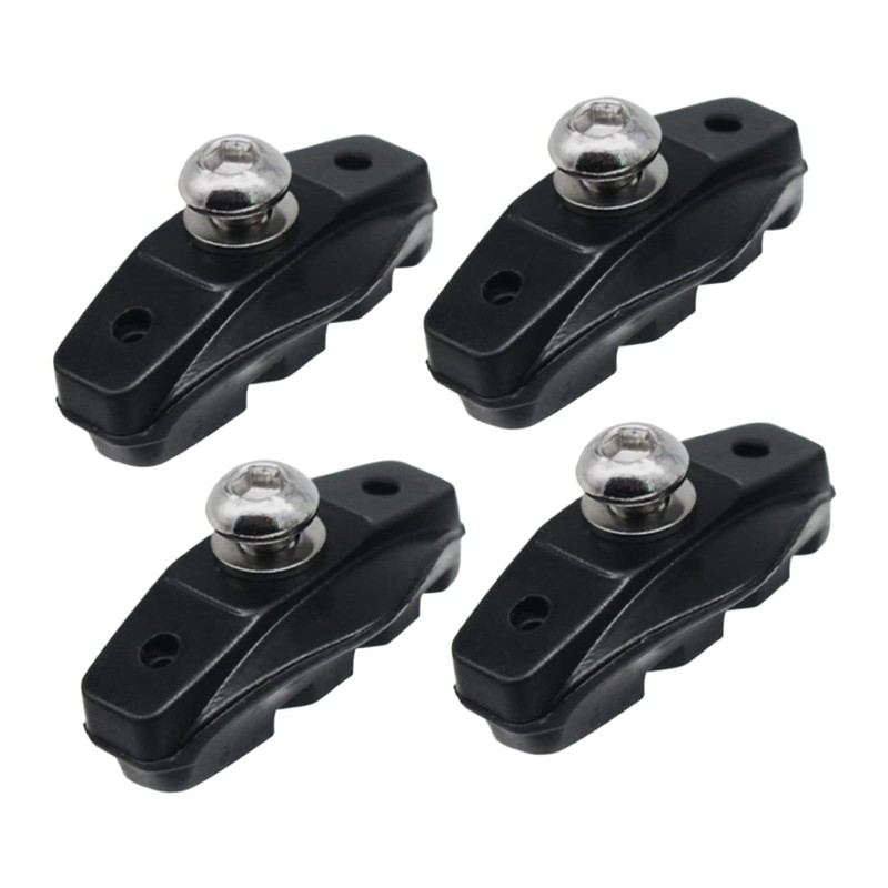 BESPORTBLE 2pairs C-Brake Pads for Road Bikes Rubber Shaped Design