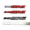 2PCS Side Emblems 3D Decal Sticker Nameplate Replacement for 340