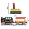 HYPERLIVING Motorized Trains for Wooden Track, Remote Control Train with