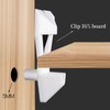 Plastic Shelf Support Pegs,5.3mm Shelf -Locking,Cabinet Shelf Clips,Shelf Bracket Peg,for