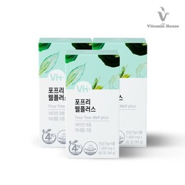 Vitamin House 멀티비타민 웰플러스 3병 6개월분 Multivitamin Wellplus 3 Bottles 6-Month Supply