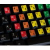 4Keyboard Learning English US Colored Keyboard Stickers (Lower & Upper