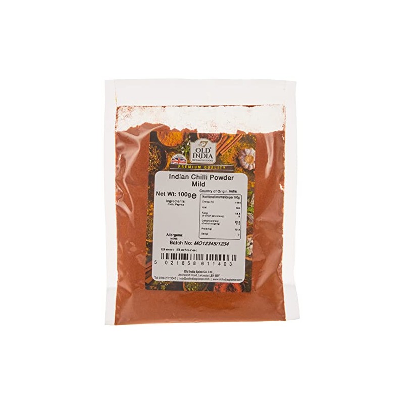 Old India Indian Chilli Powder Mild 100g