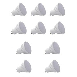10 x LED Spot GU10 1.2 Watt 90 Lumens – Colour Light – Cool White