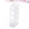 TEHAUX 2pcs Multifunctional Desktop Organizer for Cosmetics and Stationery Transparent
