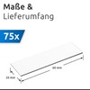 ECENCE ECENCE 75 Magnetstreifen beschreibbar - 60x20mm Weiss - zuschneidbare