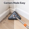 Long Handle Triangle Mop – 360° Rotating Microfiber Wall &