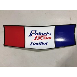 Polaris NOS Polaris 73 TX 500 Limited Hood Top Decal Vintage Snowmobile 7071278