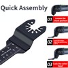20Pcs Universal Oscillating Saw Blades HSS Quick Release Oscillating Multitool