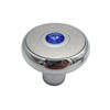 Chrome Blue Diamond Deluxe Tractor Trailer Air Brake Valve Knob