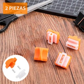 Kit Repuesto de Navaja Naranja de Guillotina A4 para Modelos 853 856 810 Cizalla Cortadora Cuchilla Corte Papel Oficina Hogar Escuela Papeleria Estudiantes Juego 2Pz
