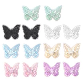 14 Pieces Butterfly Hair Clips For Girls, Decorative Hair Clips For Girls, Butterfly Mesh Hair Clips, Clothing Matching Hair Clips, Party Hair Clips
