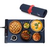 Electric Warming Tray - Rollable/Portable Warming Mat with Timer, Heating
