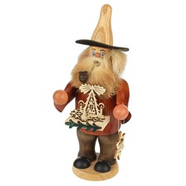 Räuchermännchen Händler - 20,5cm - Original Erzgebirge Räuchermann - Dregeno Seiffen