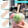 HANSGO 300PCS Small Wooden Spoons, Mini Single-Use Dessert Tasting Spoons,