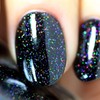ILNP Party Bus - Black Rainbow Flake Holographic Shimmer Nail
