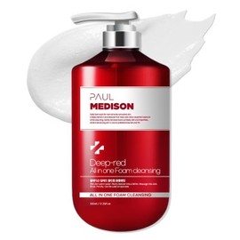 Paul Medison Deep Red Large Capacity All-in-One Foam Cleansing, 510ml, 1 piece Deep Red All-in-one Foam Cleansing 1 piece / 폴메디슨 딥레드 대용량 올인원 폼클렌징, 510ml, 1개 딥레드올인원폼클렌징 1개