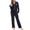 Vlazom Pyjamas Set for Women, Soft Two Pieces Pjs Sets