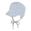Sterntaler Baby Boys' Reversible Peaked Cap, Turquoise (turquoise 435)