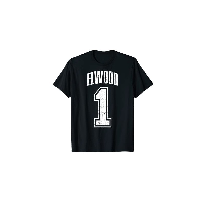 Elwood Supporter Number 1 Biggest Fan T-Shirt, black