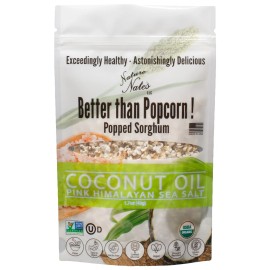 Nature Nate's LLC POPPED SORGHUM healthy tasty sustainable gourmet -  Nature Nate's LLC   2/1.7 oz - Coconut Oil and Pink Himalayan Sea Salt