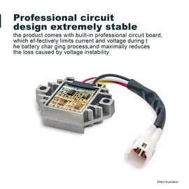 Onegercn 5TG-81960-00-00 Voltage Regulator Rectifier Fits for Yamaha YFZ 450 ATV 2004 2005 2006 2007 2008 2009