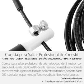 Mercader Digital Paquete  10 Cuerda Para Saltar Profesional 3 Metros Mayoreo