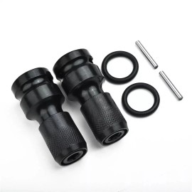 Unbranded 2Pcs Socket Adapter Drill Hex Shank Chuck Change Impact Driver Tool 1/2" To 1/4"